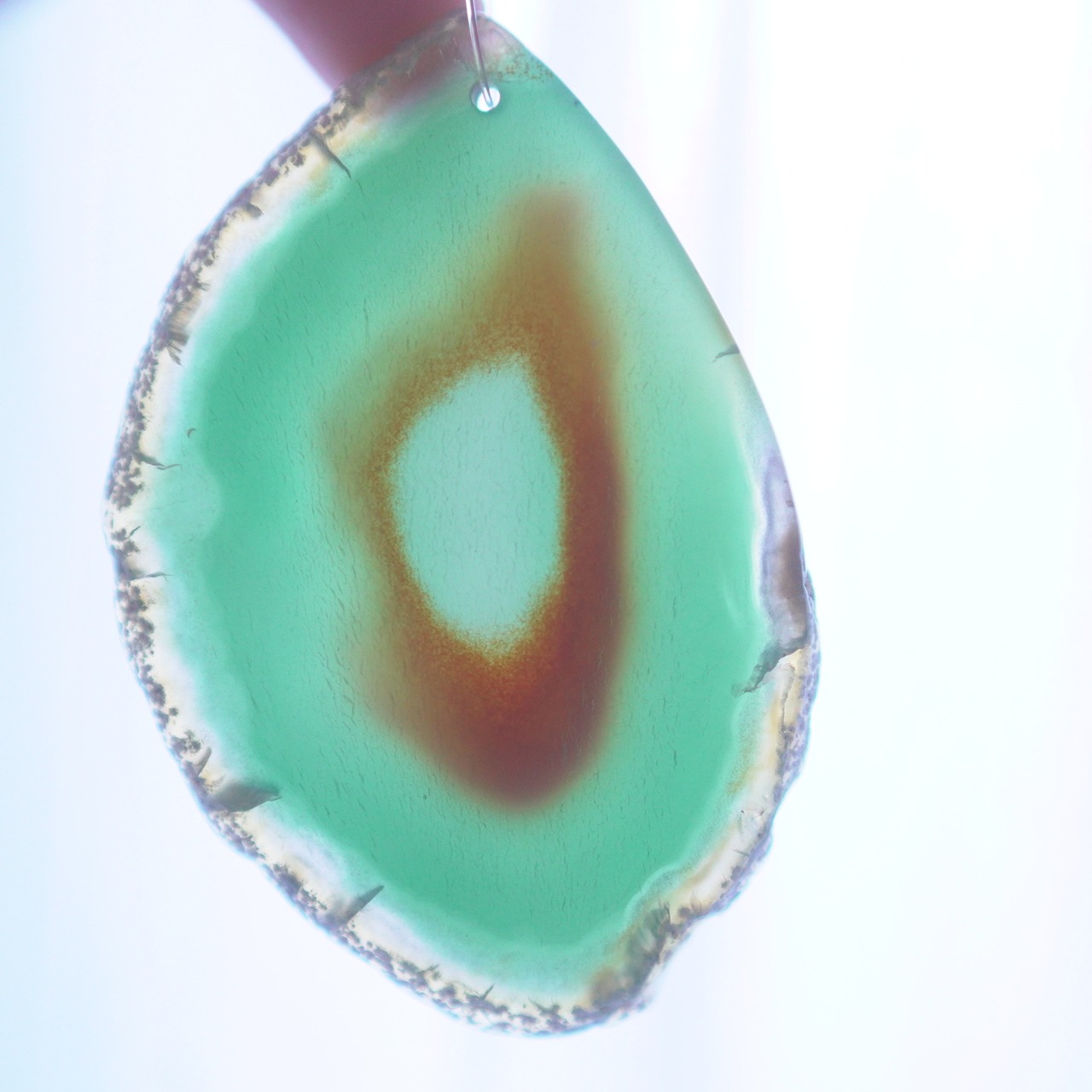 Night Rainbow - アゲートヒーリングチャイム / Agate Sun Catcher Wind Chime 275