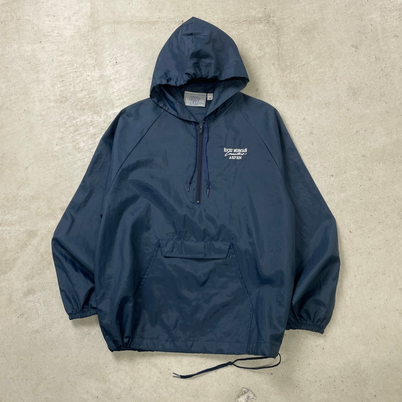 90年代 USA製 KingLoui PROFIT アノラックパーカー ワンポイント刺繍