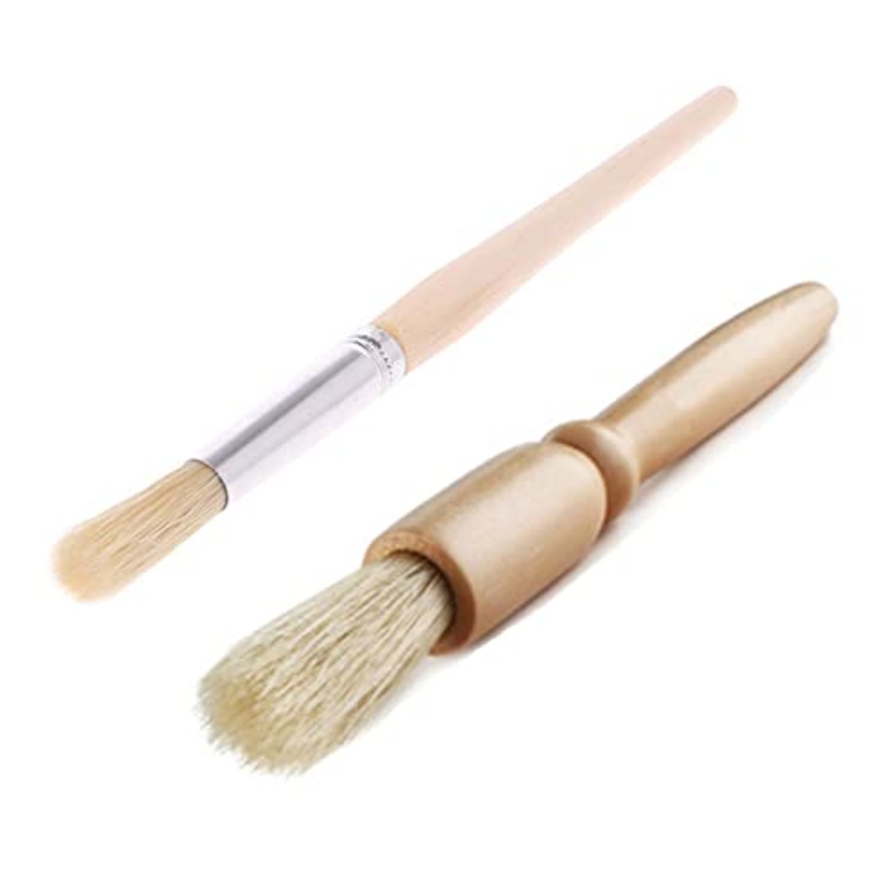 [YFFSFDC] コーヒーミル お手入れ ブラシ クリーニングブラシ コーヒーグラインダー ハケ 掃除道具 清掃やすい便利 木製2サイズ２本入り