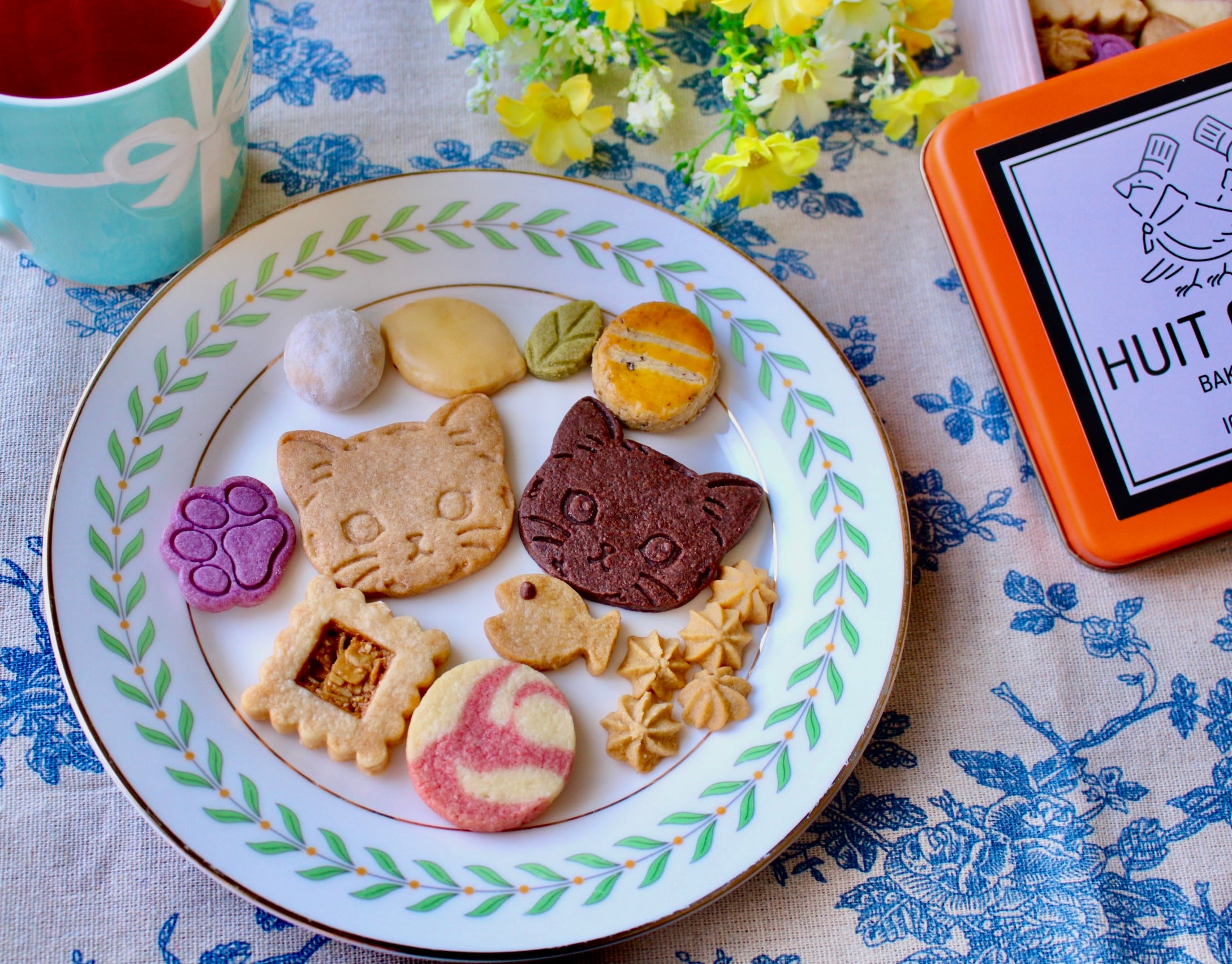 ねこちゃんクッキー缶 | huitcookie