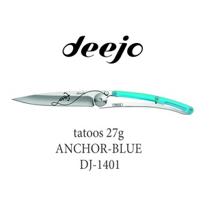 Deejo(ディージョ)　tatoos 27g アウトドア 折りたたみ ポケットナイフ