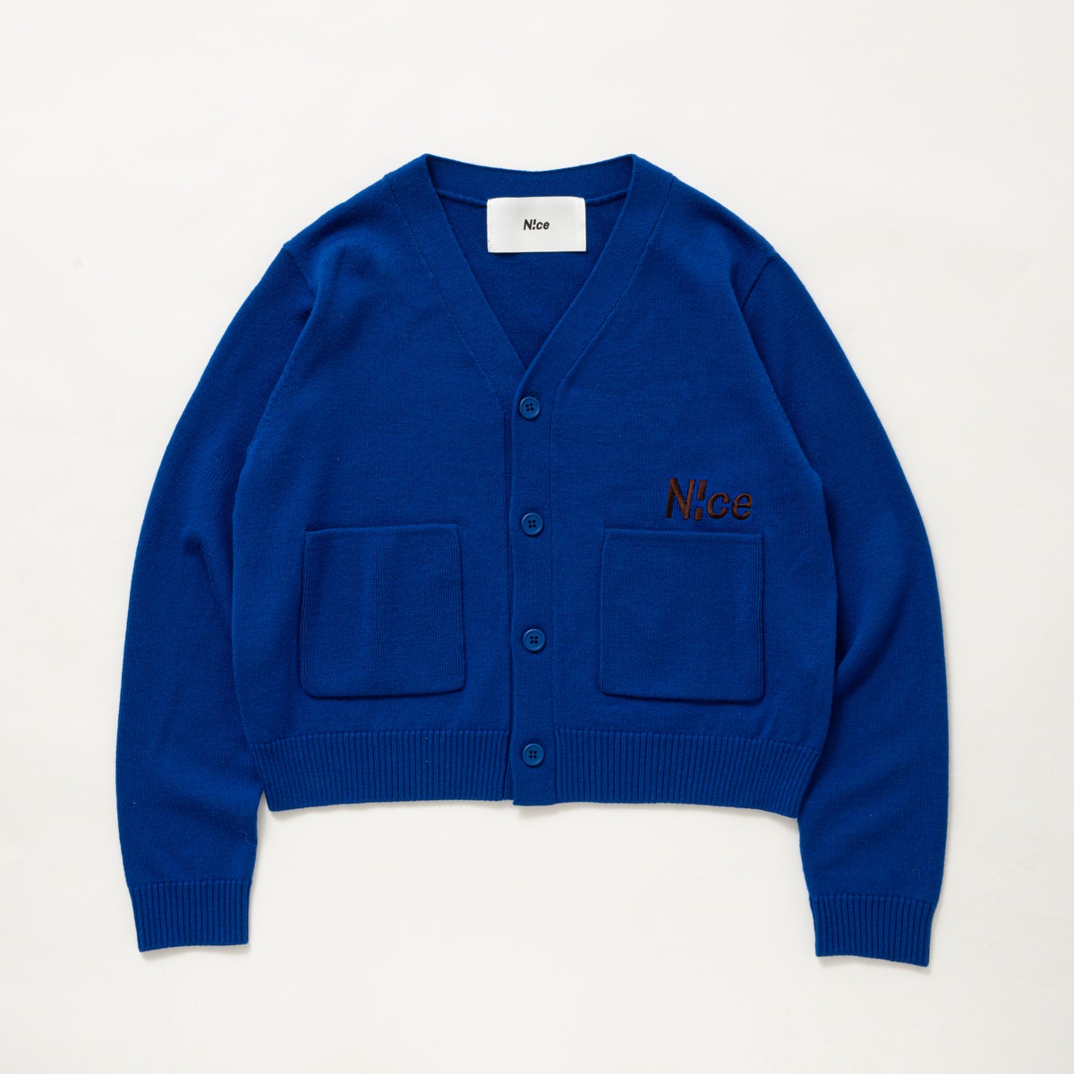 N!ce knit cardigan（BLUE） | N!ce shop