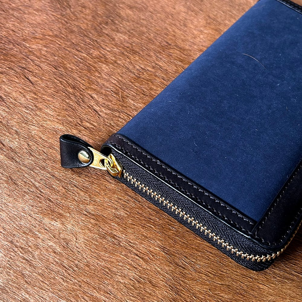 BAGGY PORT】バギーポート高密度ミリクロス長財布ラウンドファスナー