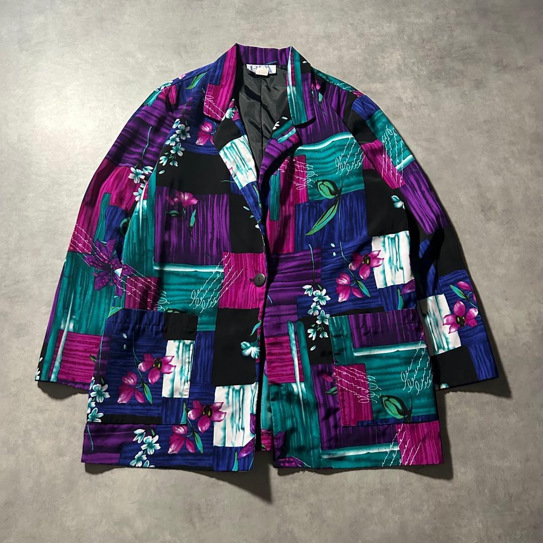 BFA classic アメリカ製 花柄 総柄 シャツ ジャケット