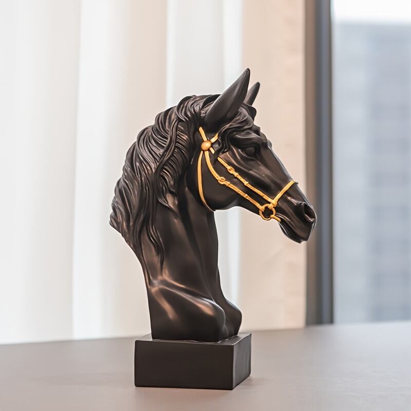 オブジェ 馬 胸像風 リアル おしゃれ かわいい インテリア 置物