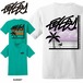 【eye-tm110】送料無料 EYEDY アイディーメンズ SUNSET T 半袖 tシャツ ブランド 大きいサイズ おしゃれ ストリート 綿 コットン スケート XL XXL XXXL 3l デザイン