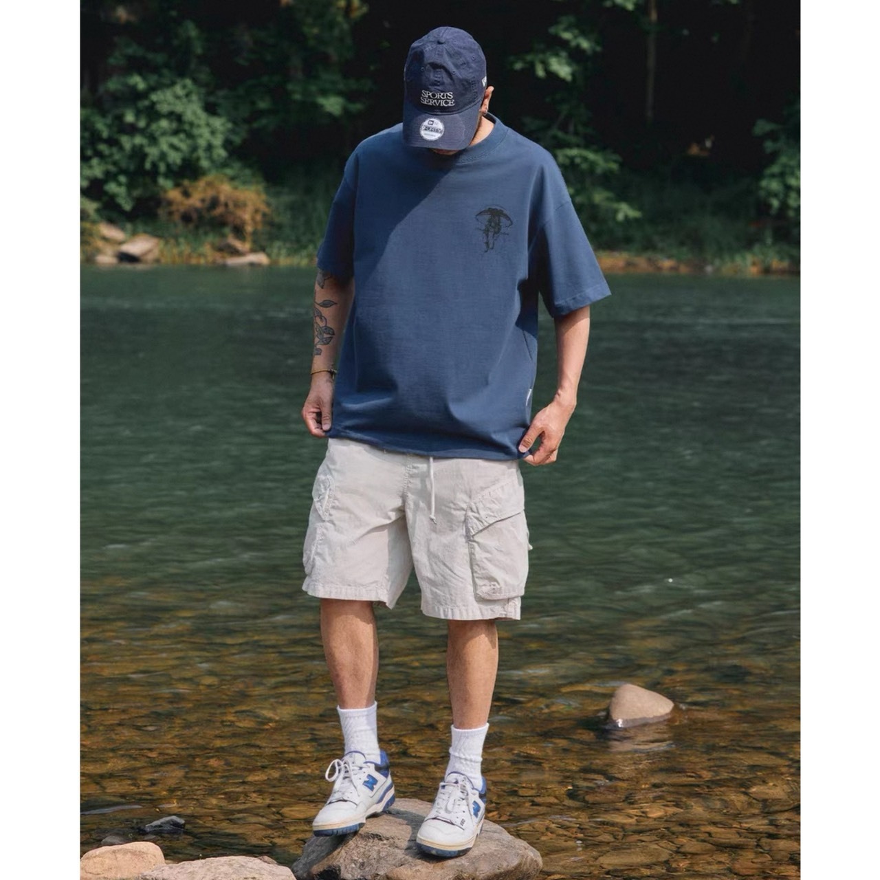 Vintage script jellyfish tee 1481 - 7