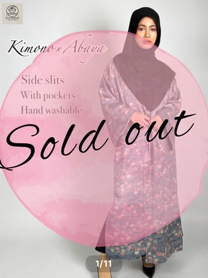 Navy Kimono×Abaya(prototype)