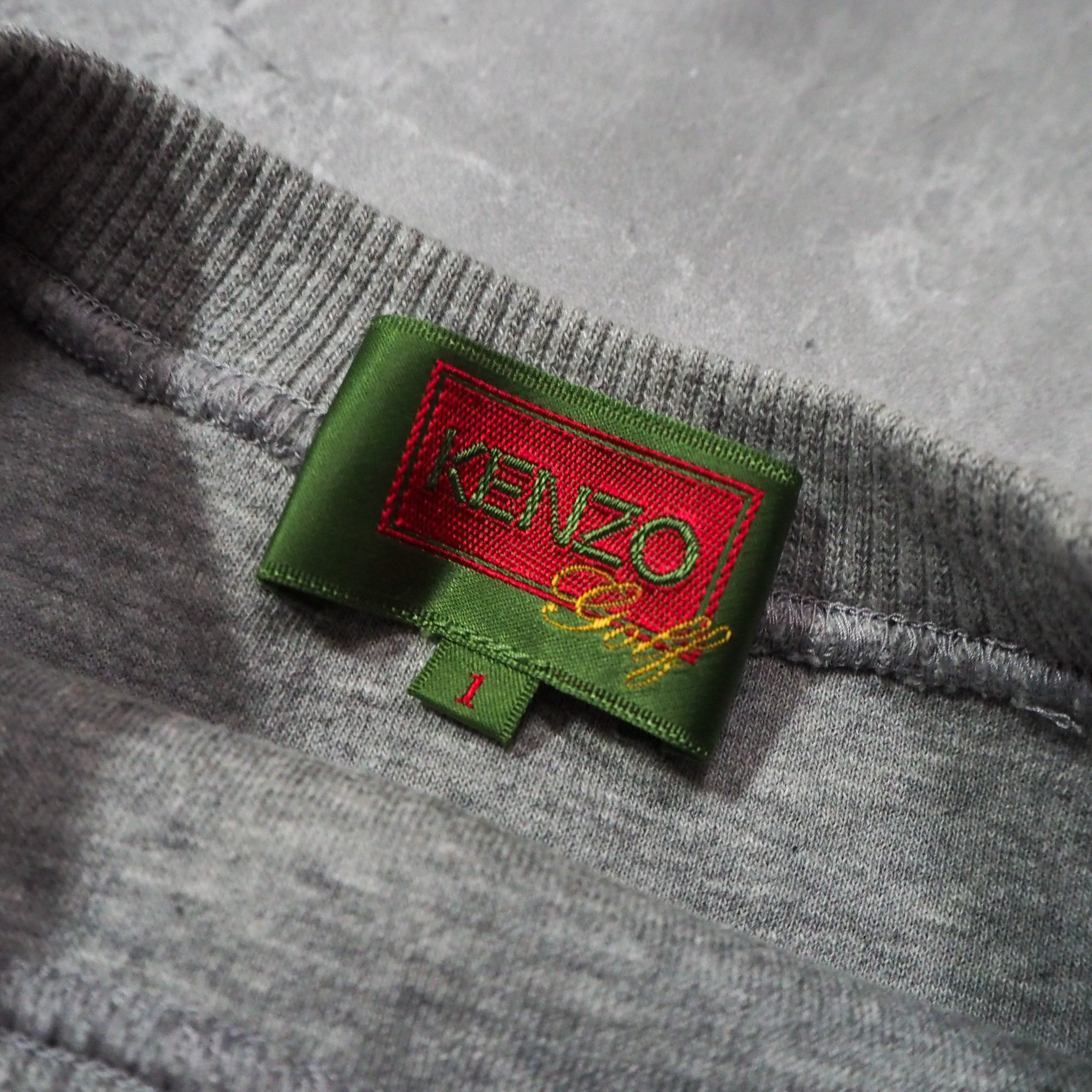 80s-90s “KENZO GOLF” logo gray sweat shirt 80年代 90年代 ケンゾー ...