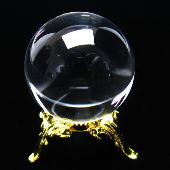 水晶 丸玉 ブラジル産 24mm 一点物 141-6411