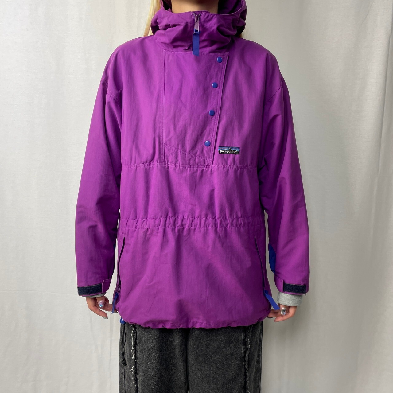 80〜90年代 patagonia パタゴニア 三角タグ Rマークロゴ ナイロン 