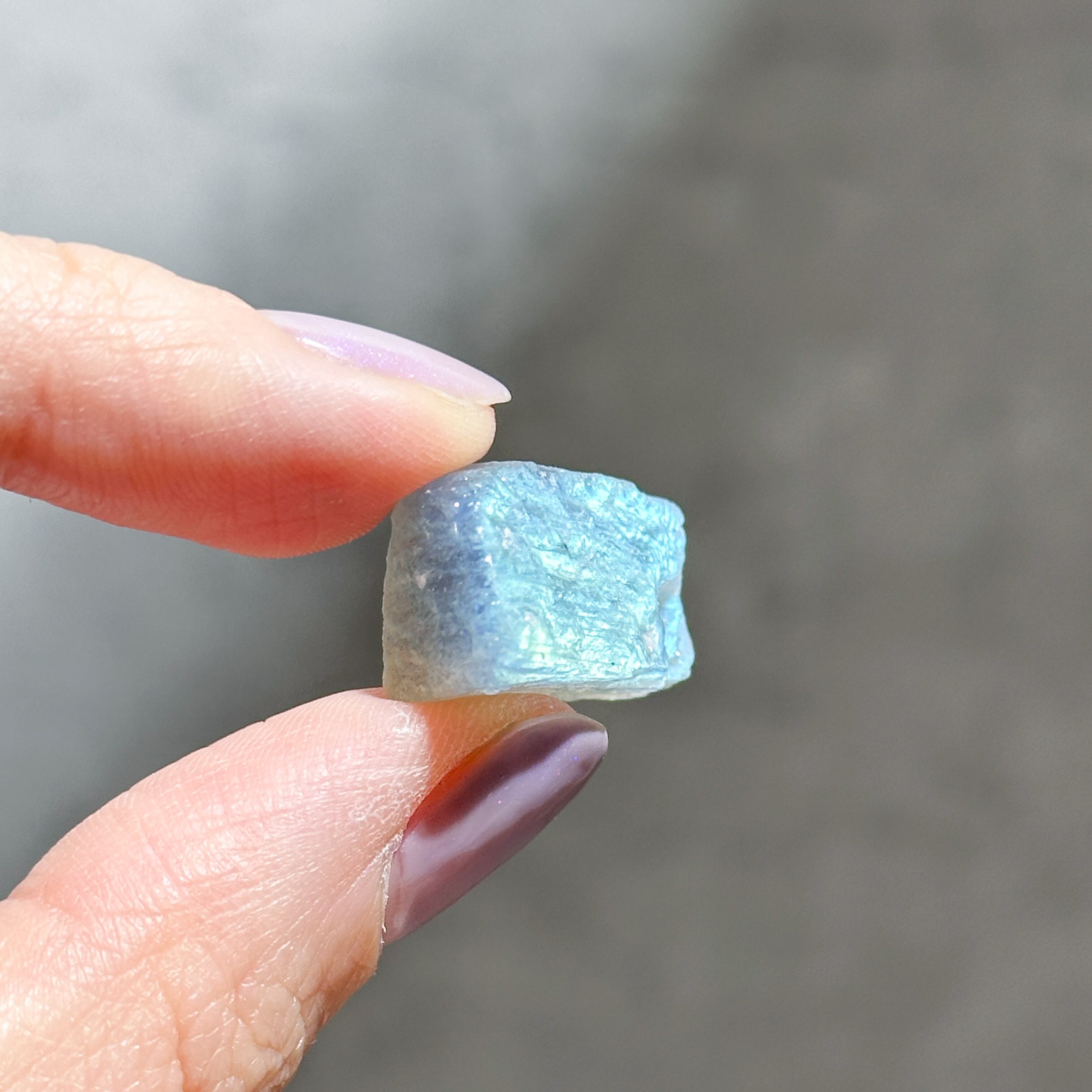 ホワイトラブラドライト 原石15◇ Labradorite ◇天然石・鉱物