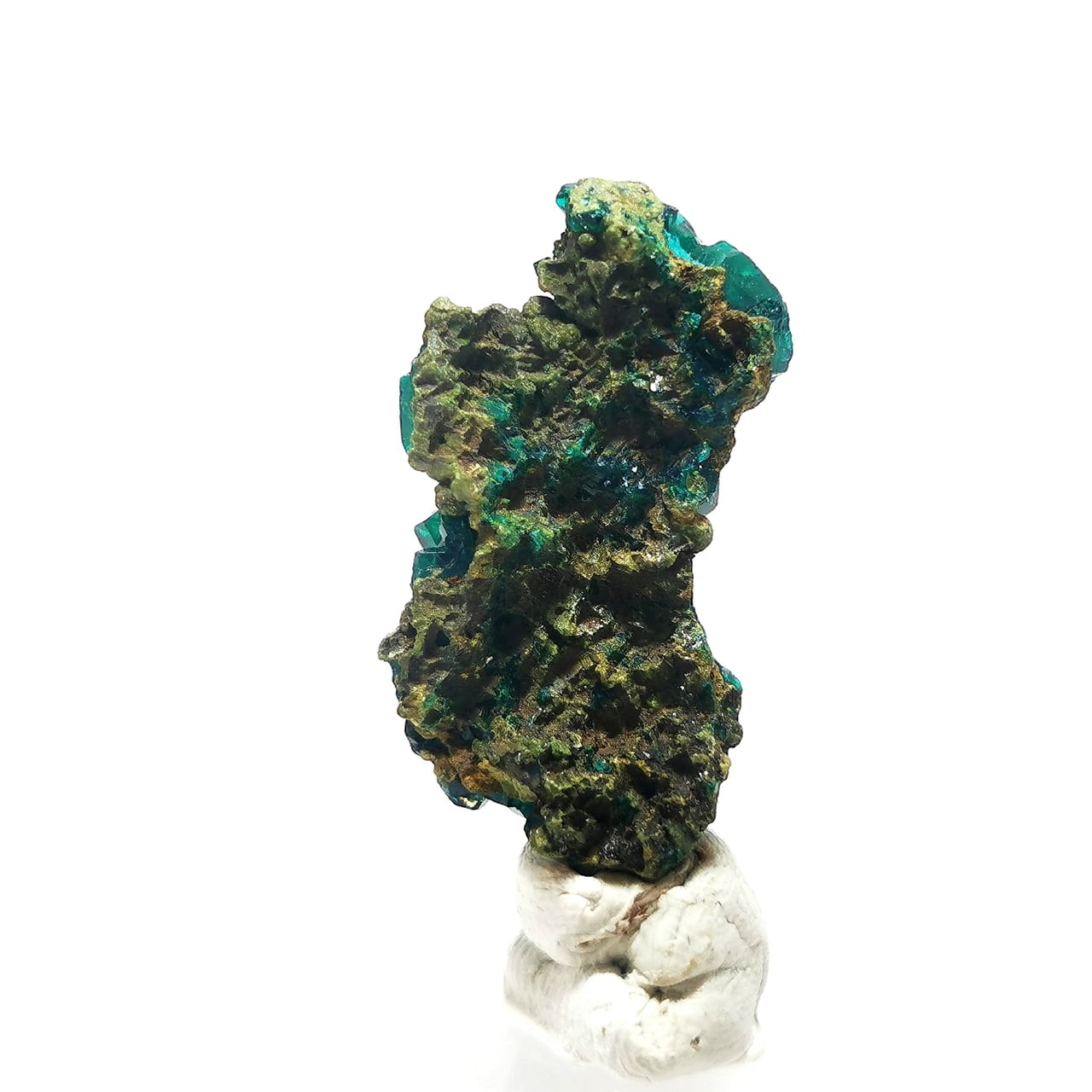 【レア】ダイオプテーズ コンゴ産 16×15×10mm Dioptase Crystal on Matrix -ダイオプテーズ- コンゴ産 DI015 | Atom