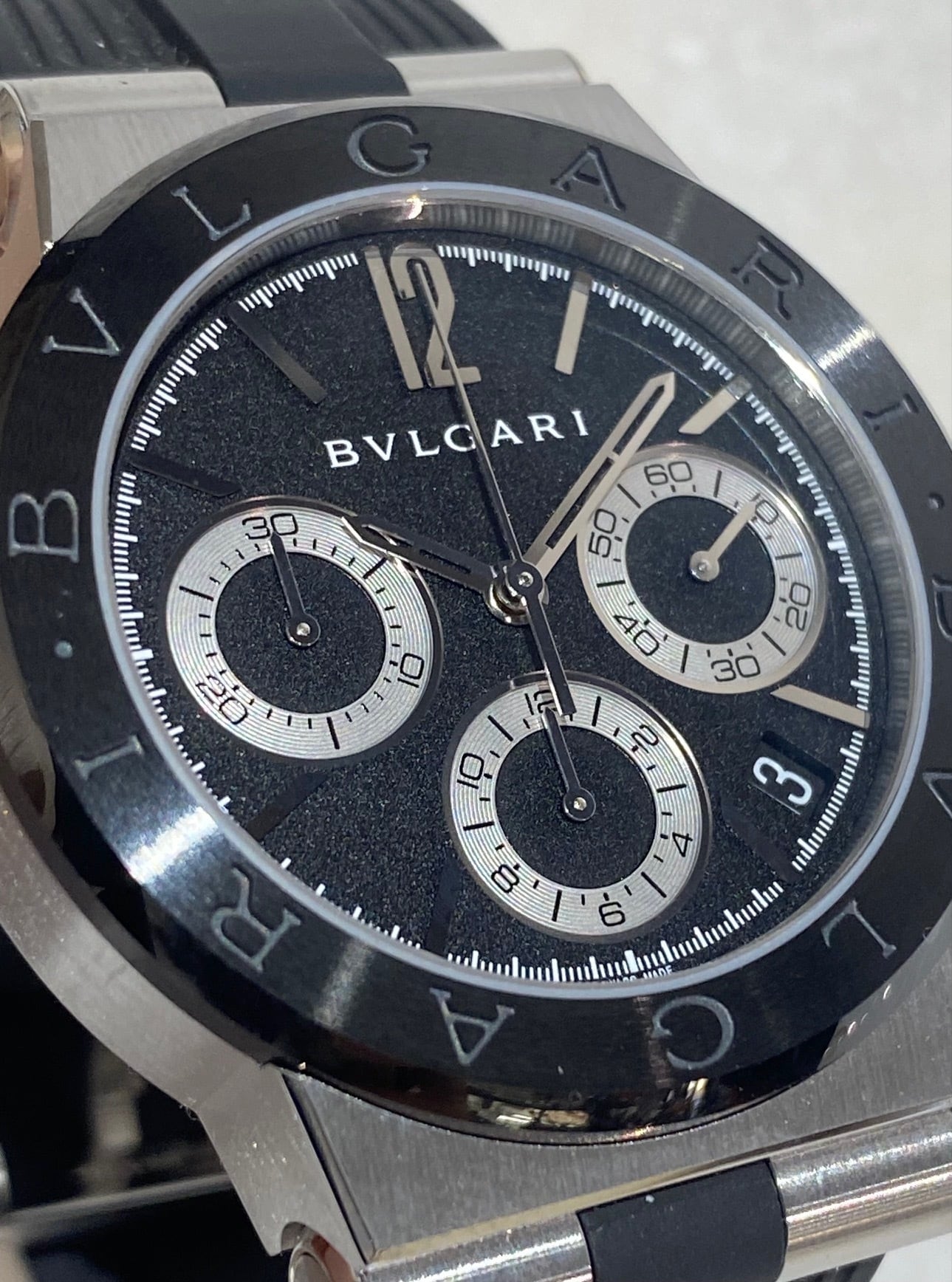 BVLGARI ブルガリ メンズ 腕時計 ディアゴノ セラミック DG37BSCVDCH