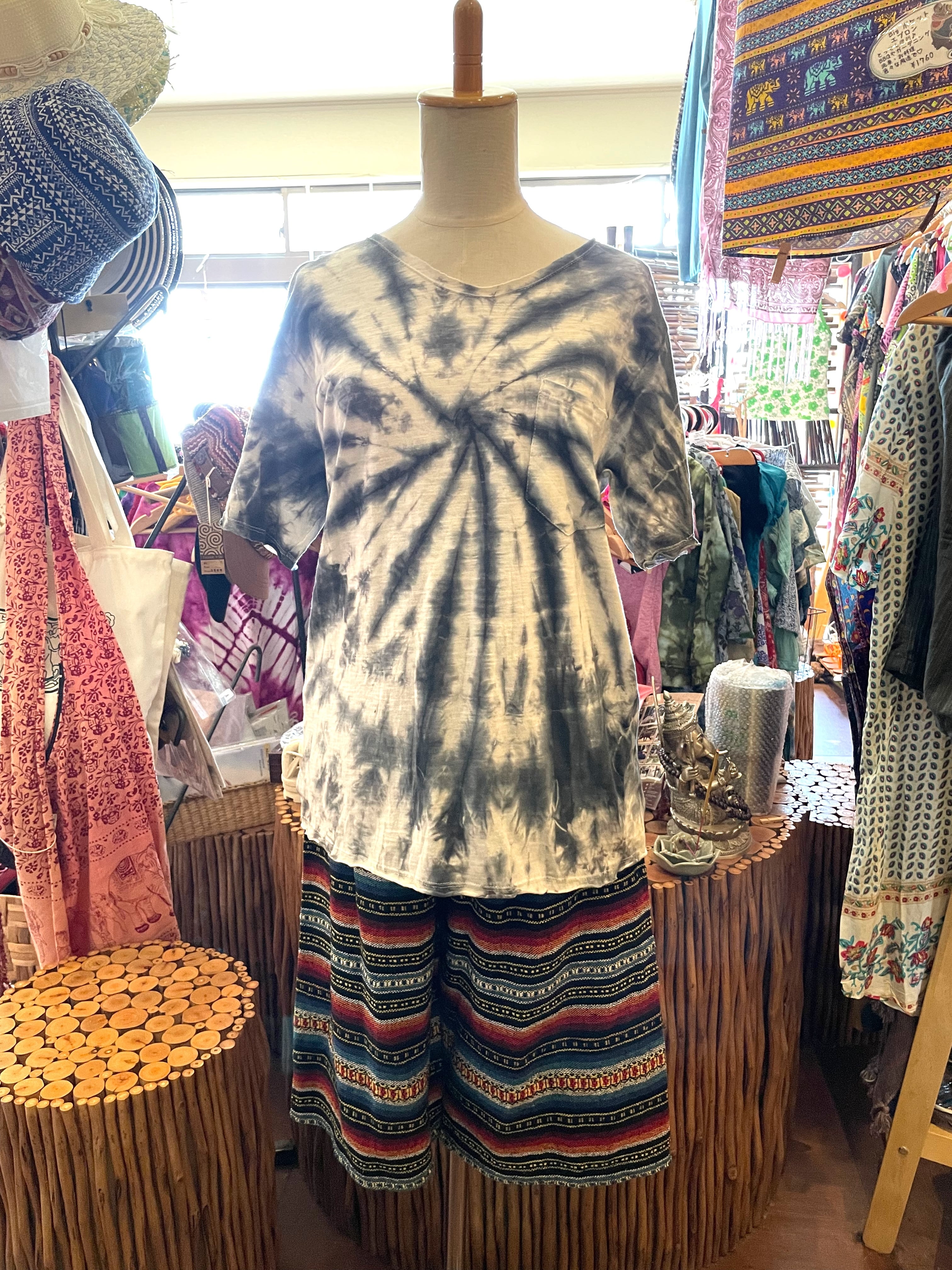 ハーフパンツ ショートパンツ 七分丈パンツ 男女兼用 ゲリ柄ショート