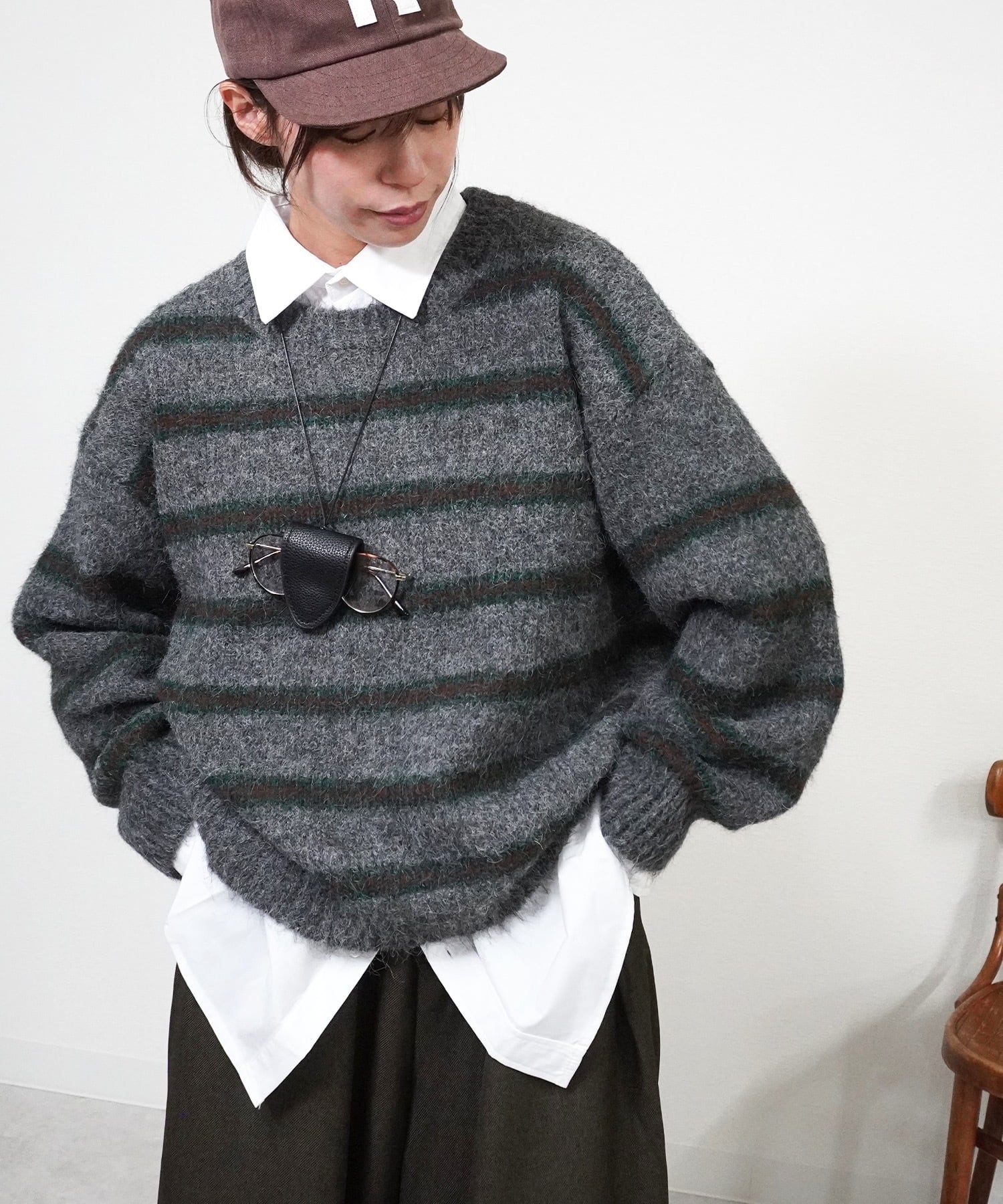 ボーダールーズニット 5281101(1027)