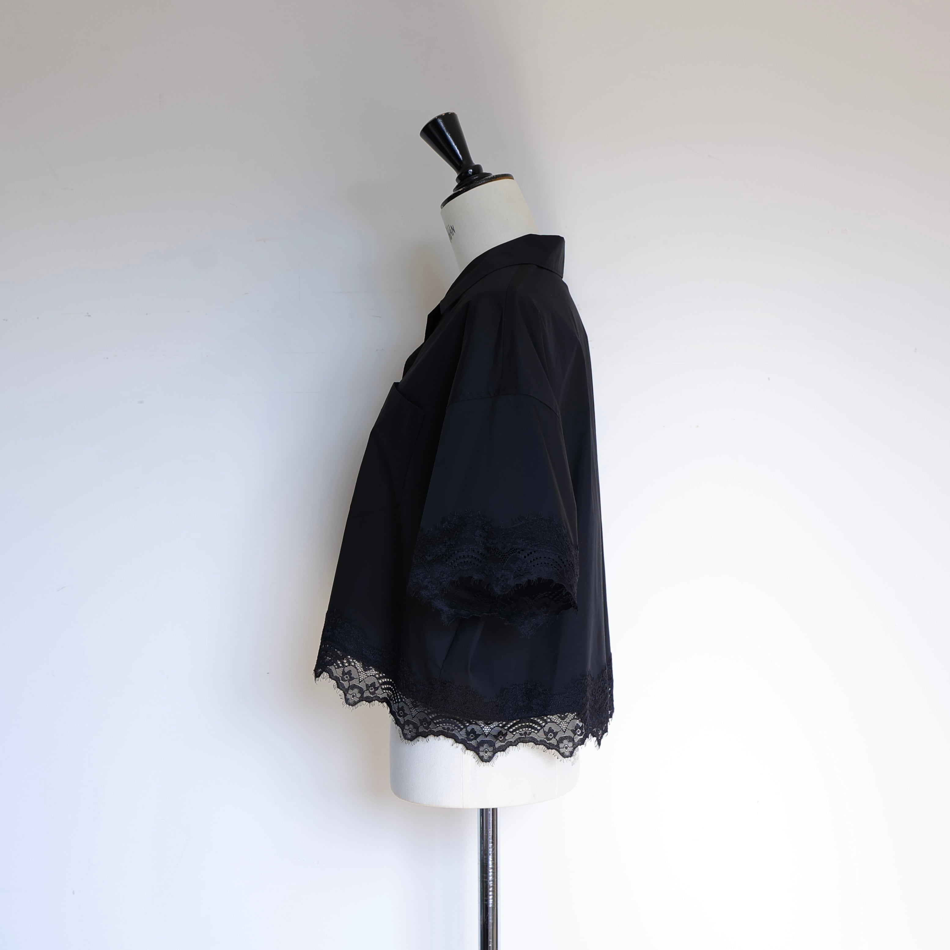gypsohila GPB-502 Lace Shirt ブラック GPB-502 Lace Shirt | gypsohila