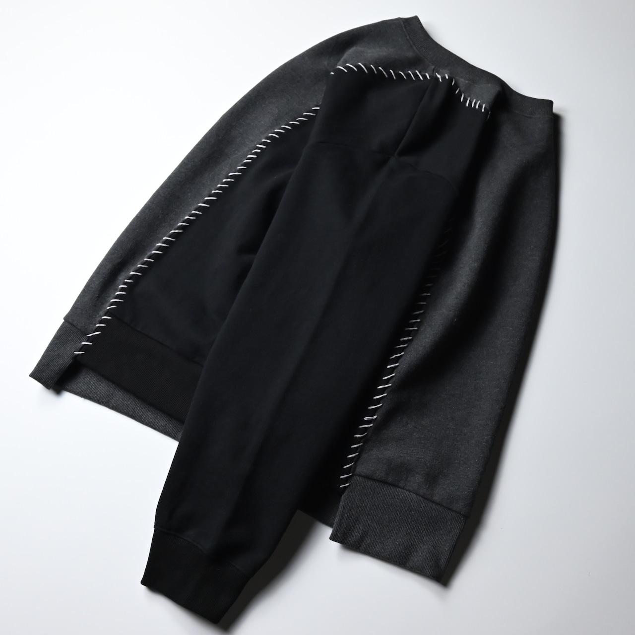 KUON / Sashiko Docking Sweatshirt