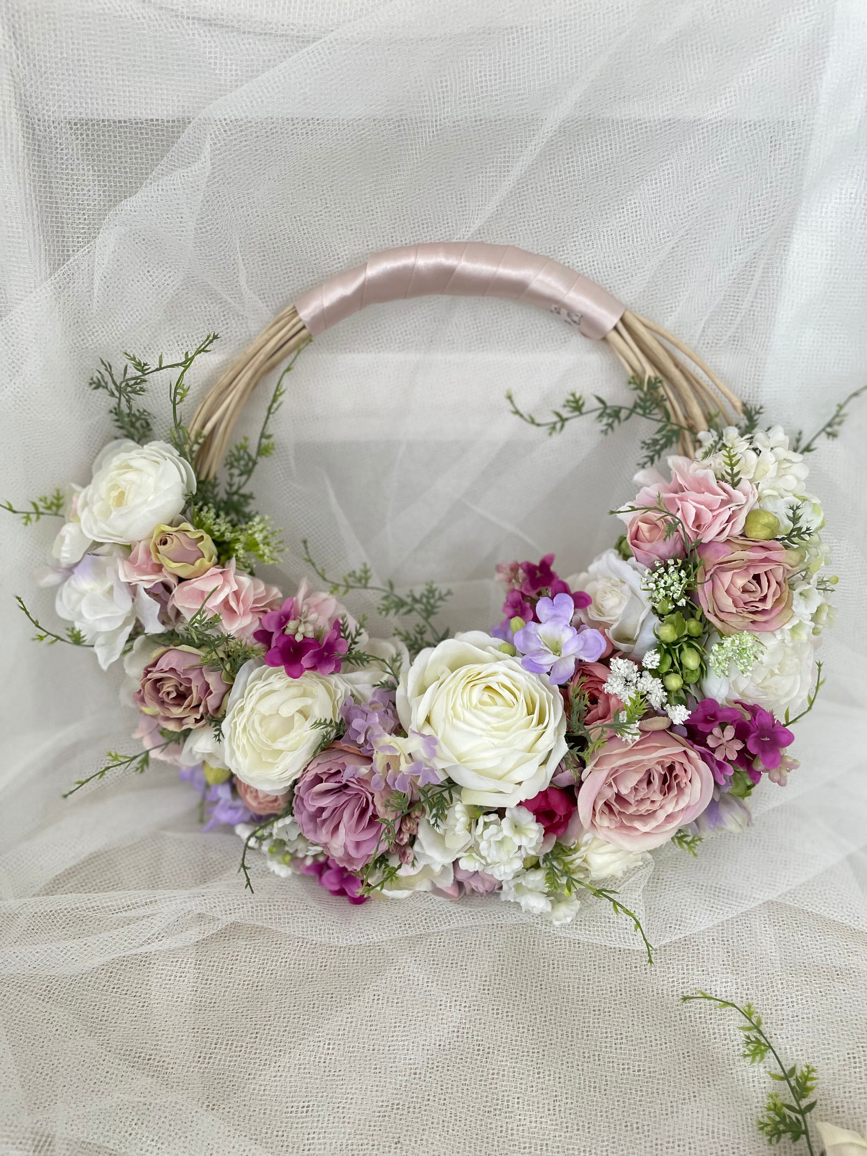 人気定番の リースブーケ ブートニア プリザーブドフラワー