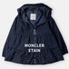 MONCLER モンクレール ETAIN エタン 刺繍 ナイロンジャケット 1 高級 紺 ネイビー S アウター / J&NREUSE レディース アウター