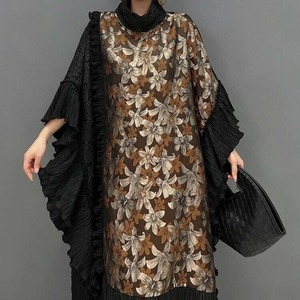 Batwing Sleeve Pullover Dress / バットウイング スリーブ プルオーバー ワンピース