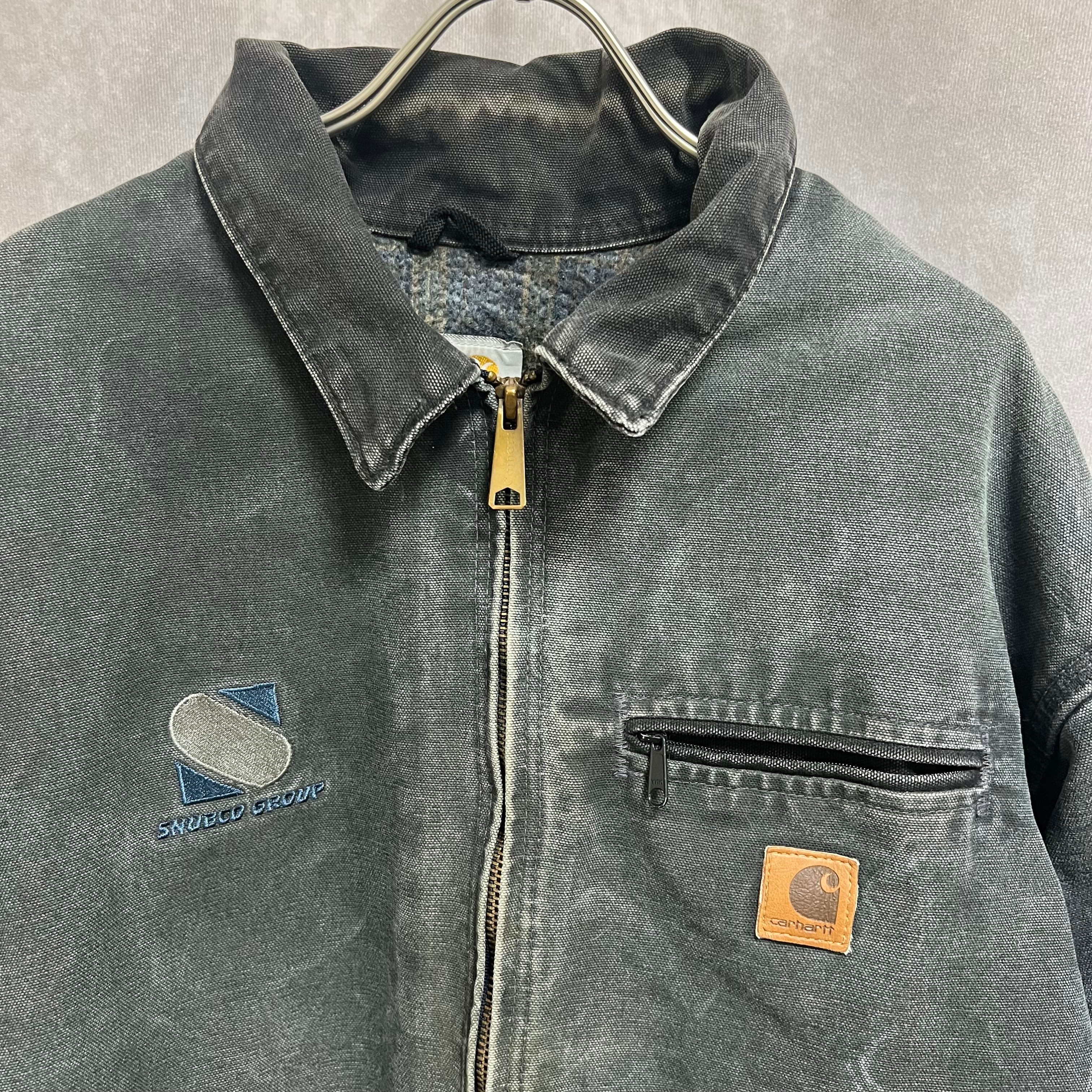 Carhartt Company Logo DETROIT JACKET J97 PTL SIZE XL | 古着 Carhartt Company Logo DETROIT JACKET J97 PTL SIZE XL | 古着