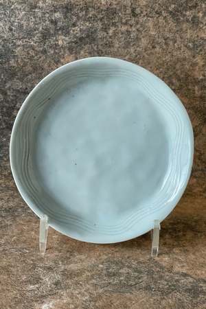 櫛目長丸皿　中尾万作　NM2603_02