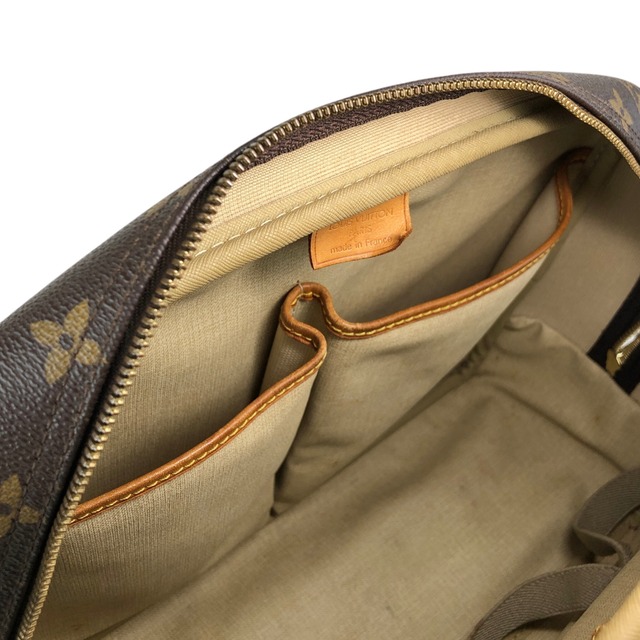 LOUIS VUITTON ルイヴィトン モノグラム ハンドバッグ ブラウン PVC レザー ドーヴィル vintage ヴィンテージ オールド bwp3ix