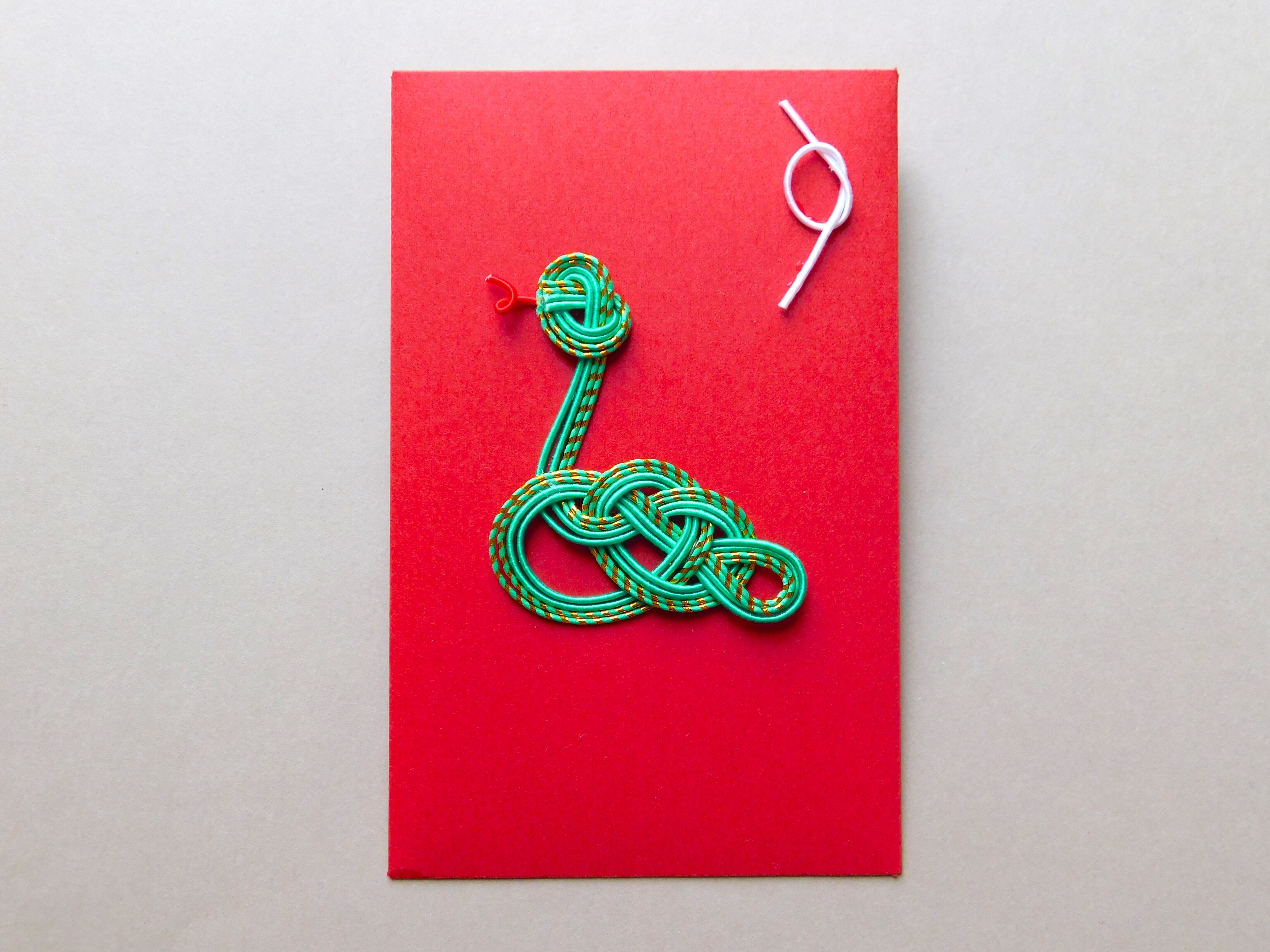 手作り十二支ポチ袋飾り額　工芸品額 2025年 干支（巳年）お年玉袋 ポチ袋 各1個（色をお選びください