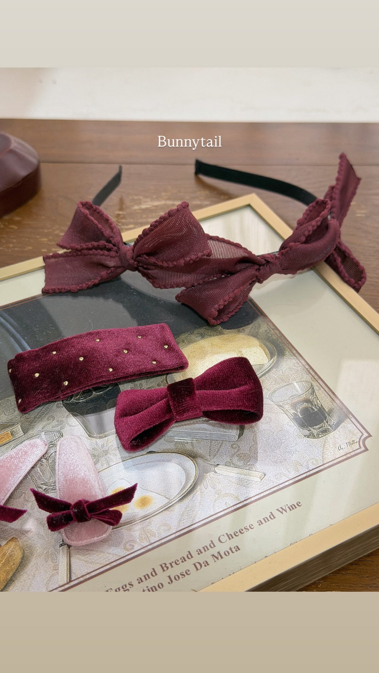 bunny tail［取寄］kirakira hairpin (2ea) 26winter