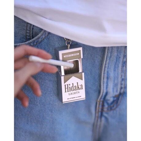 HIDAKA PORTABLE ASHTRAY(SILVER) H01MAC22 | IAAAM ONLINE STORE