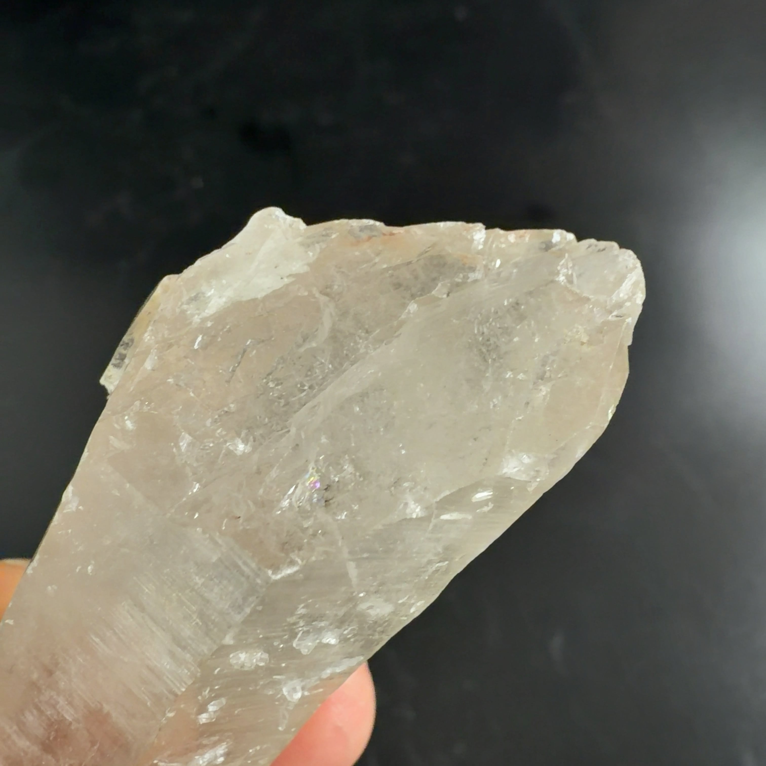 E33048】セルフヒールド 両錐 水晶 クォーツ ヒマラヤ水晶 ヒマラヤ産