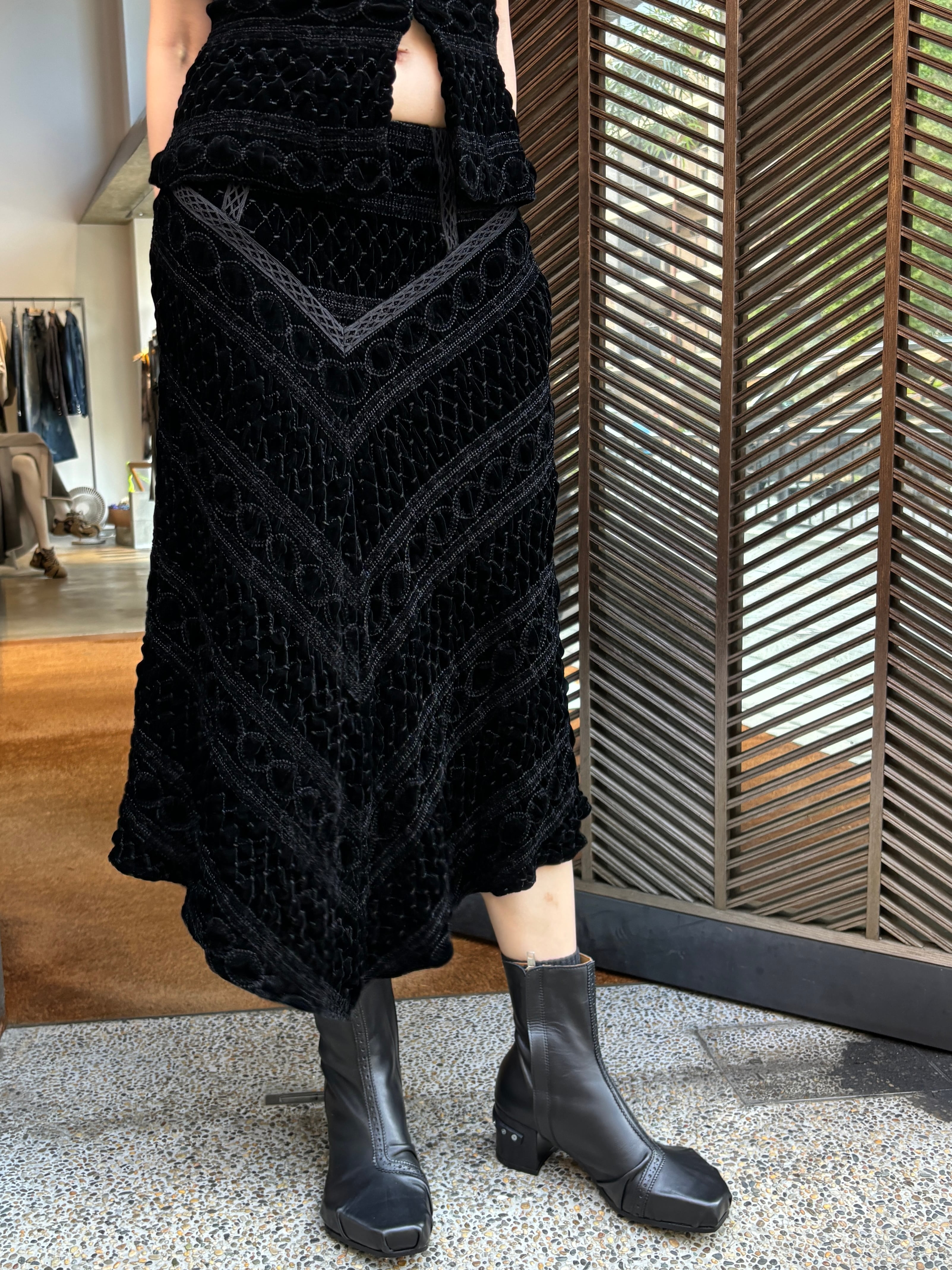 シーニューヨーク フレアスカートウールスカート（24AW】FETICO 