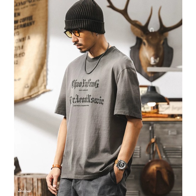 Front letter design Tee P619