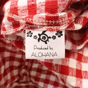 フラダンス 衣装 ALOHANA パウスカート レッド系 ホワイト系 チェック柄 ティアレ柄 花柄 赤 白 ハワイアンプリント ハワイアン アロハ フラ ダンス レッスン 練習 シングル スカート 華やか 鮮やか かわいい おしゃれ ダンス衣装 練習着 レッスンウェア フレア ふんわり