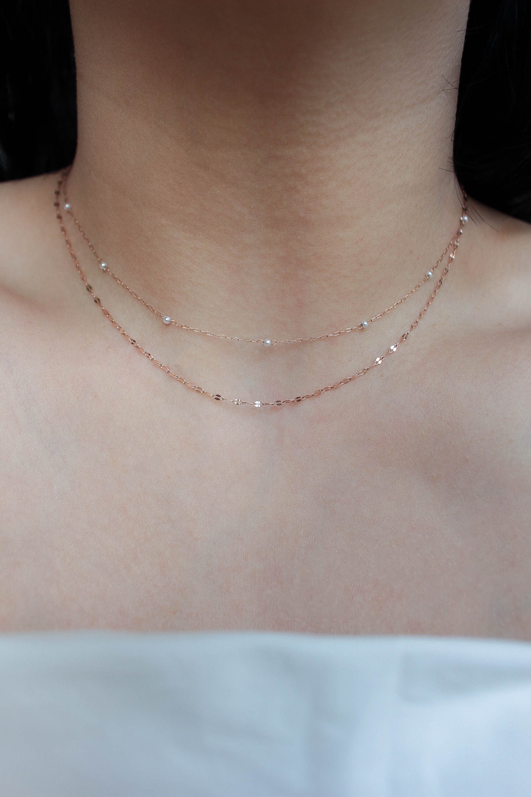 Skin Sparkle Necklace | ebine(エビネ)|金属アレルギー対応アクセサリー