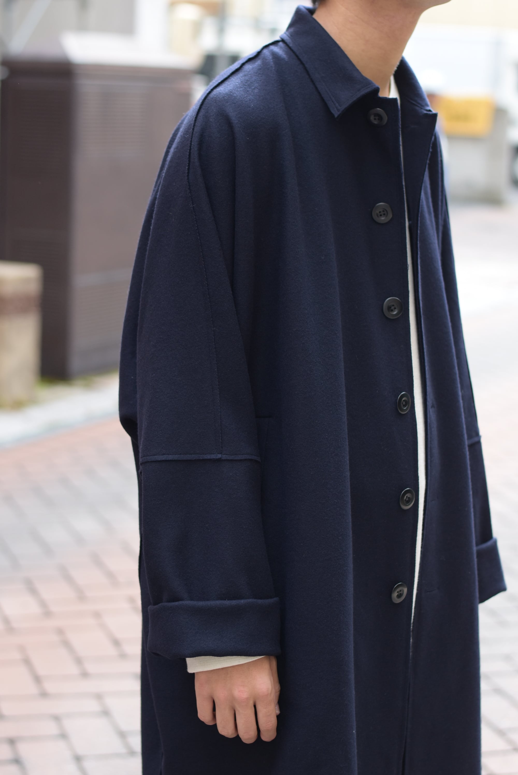 maillot】mature melton lots coat | theater(シアター)