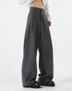 Wide Tuck Slacks（100％/80％）