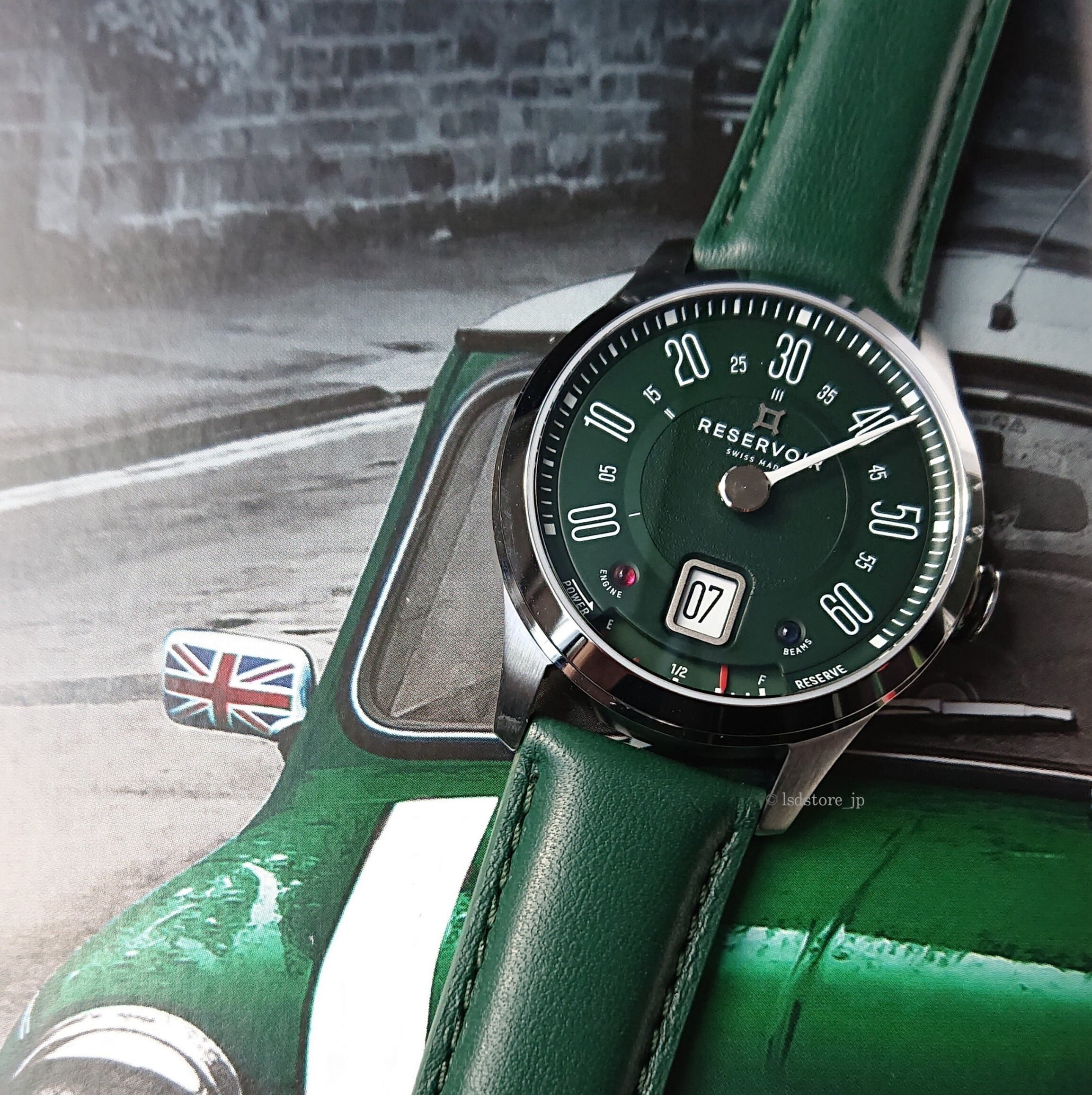 【RESERVOR レゼルボワール】LONGBRIDGE BRITISH RACING ロングブリッジ ブリティッシュレーシング／RSV01.LB/130-62s／国内正規品 腕時計