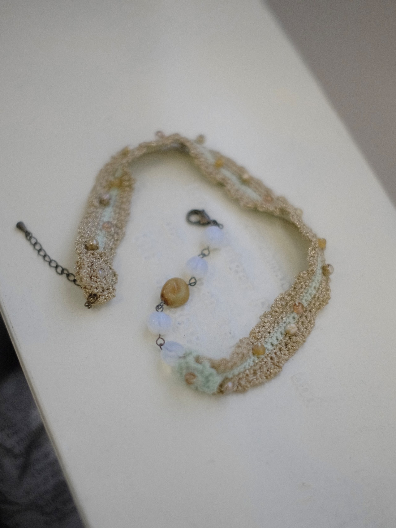 Vintage Fruit Beads Choker  / MIX - 1