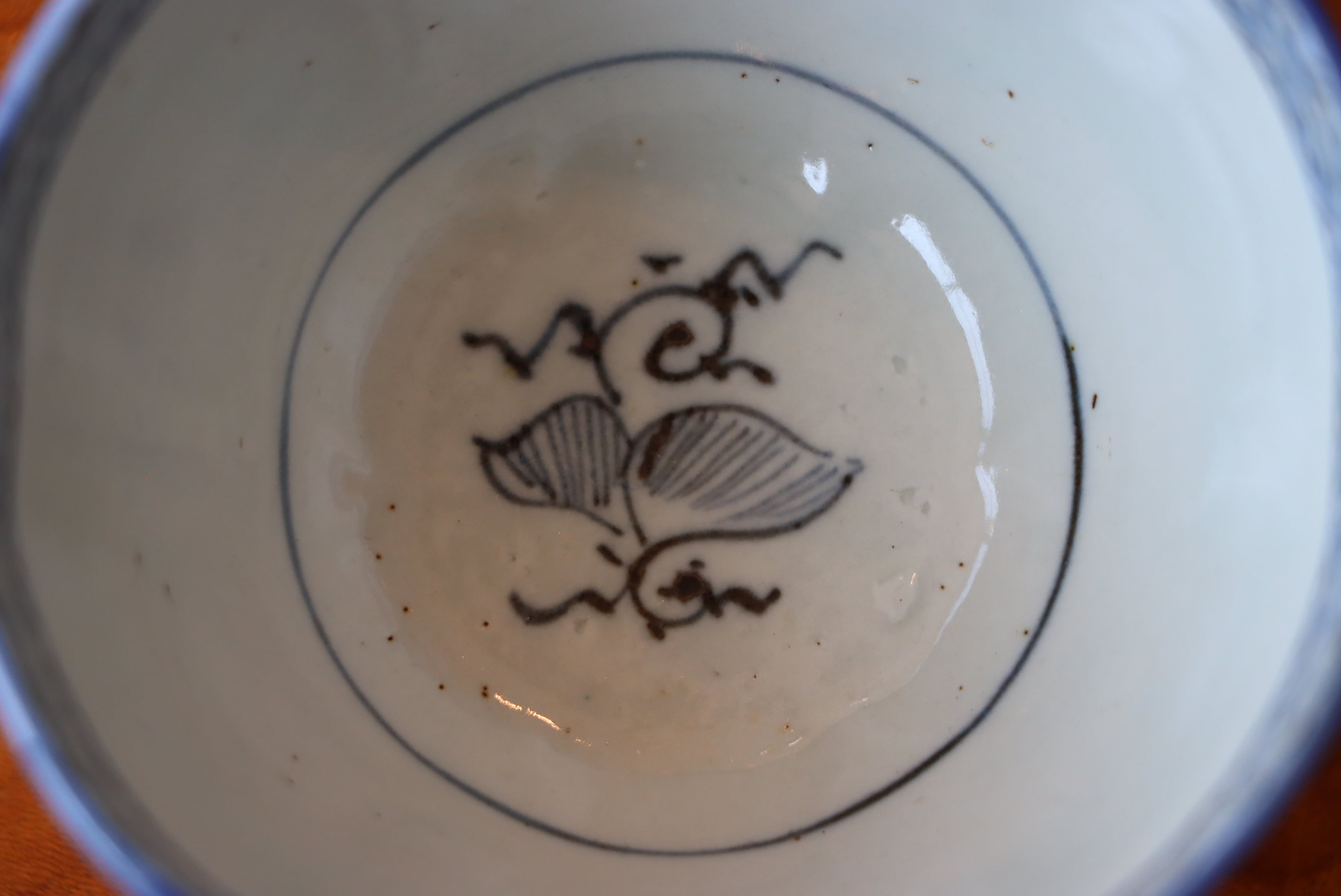 向付 二客組 伊万里焼 染付 草文 | (有)新原美術