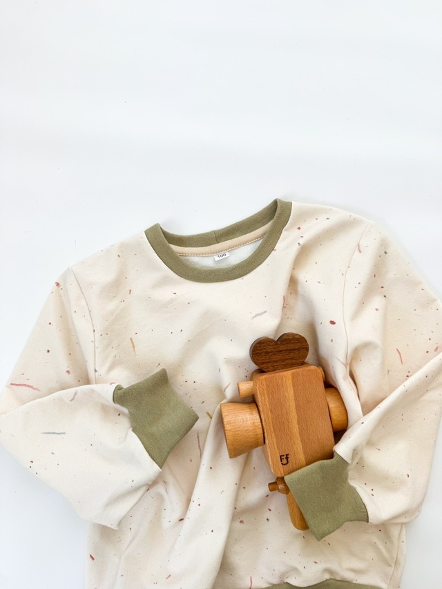 【〜90cmオーダー】スウェットTシャツ(クレヨン)