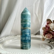 ブルーオニキスタワー0607*天然石ポイント*天然石インテリア*置き物