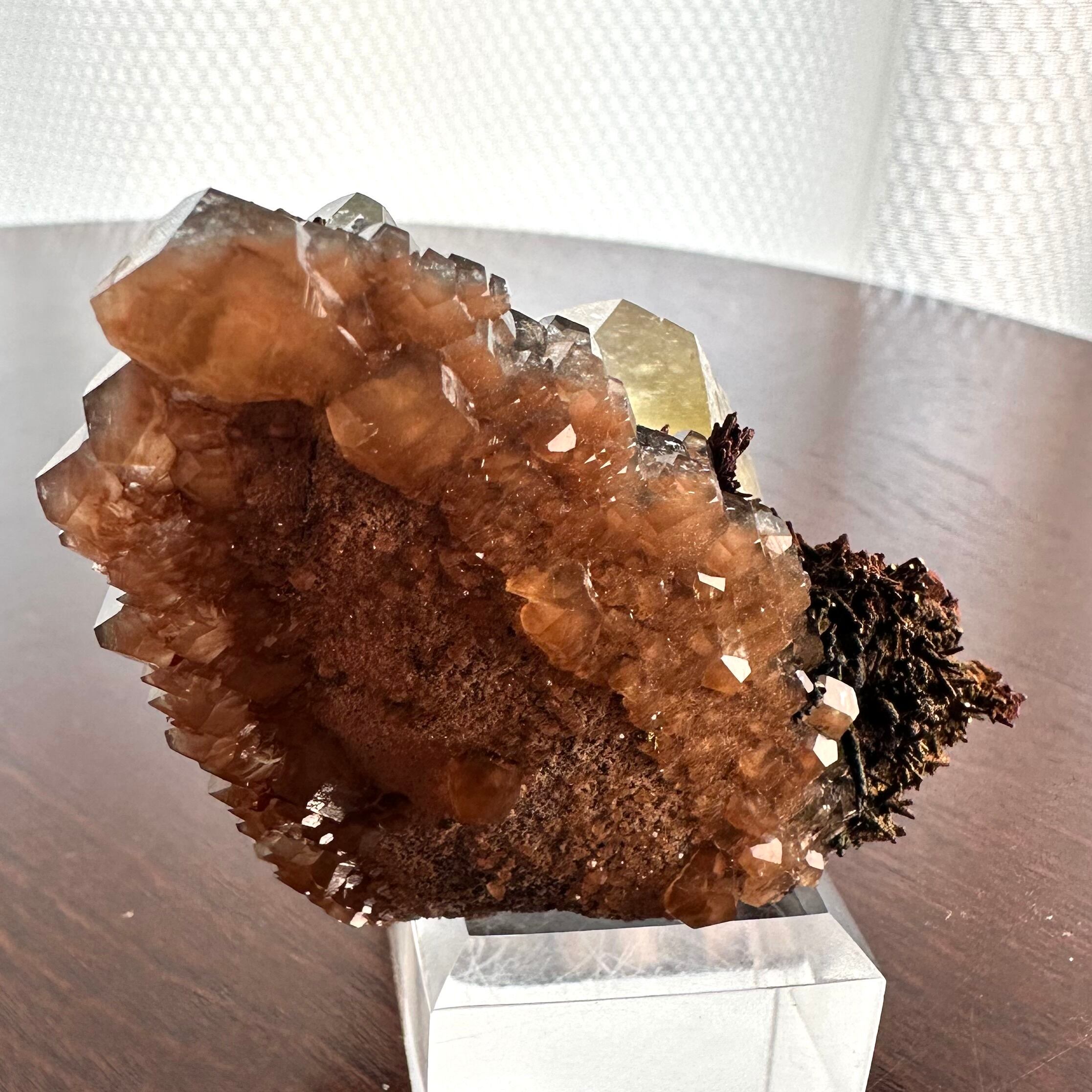 カルサイト / カルコサイト【Calcite with Chalcocite】中国産
