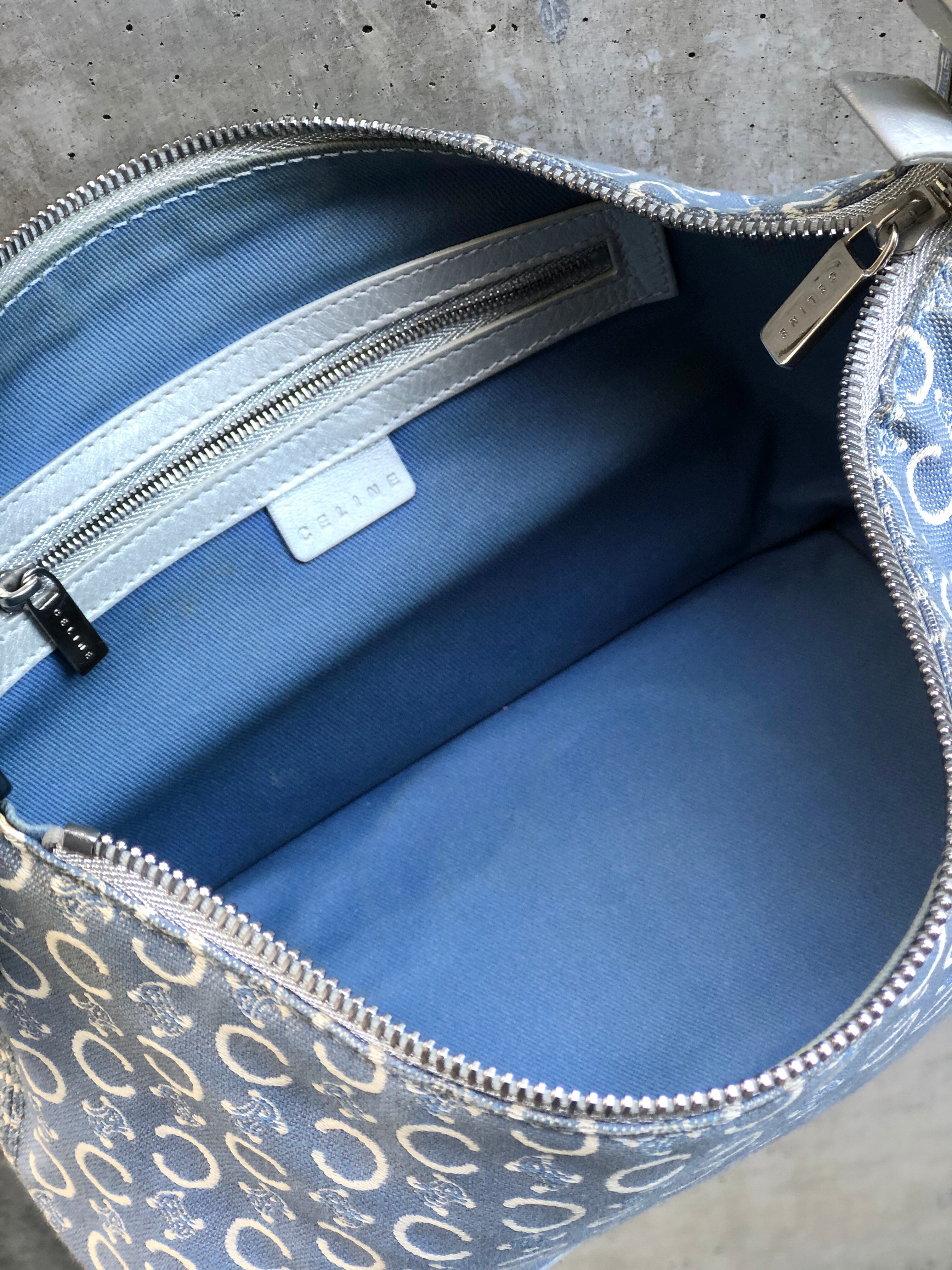 CELINE セリーヌ Cマカダム ジャガード バニティバッグ ハンドバッグ