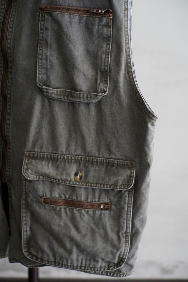 90s RUGGED Faded Multi Pocket Fishing Vest