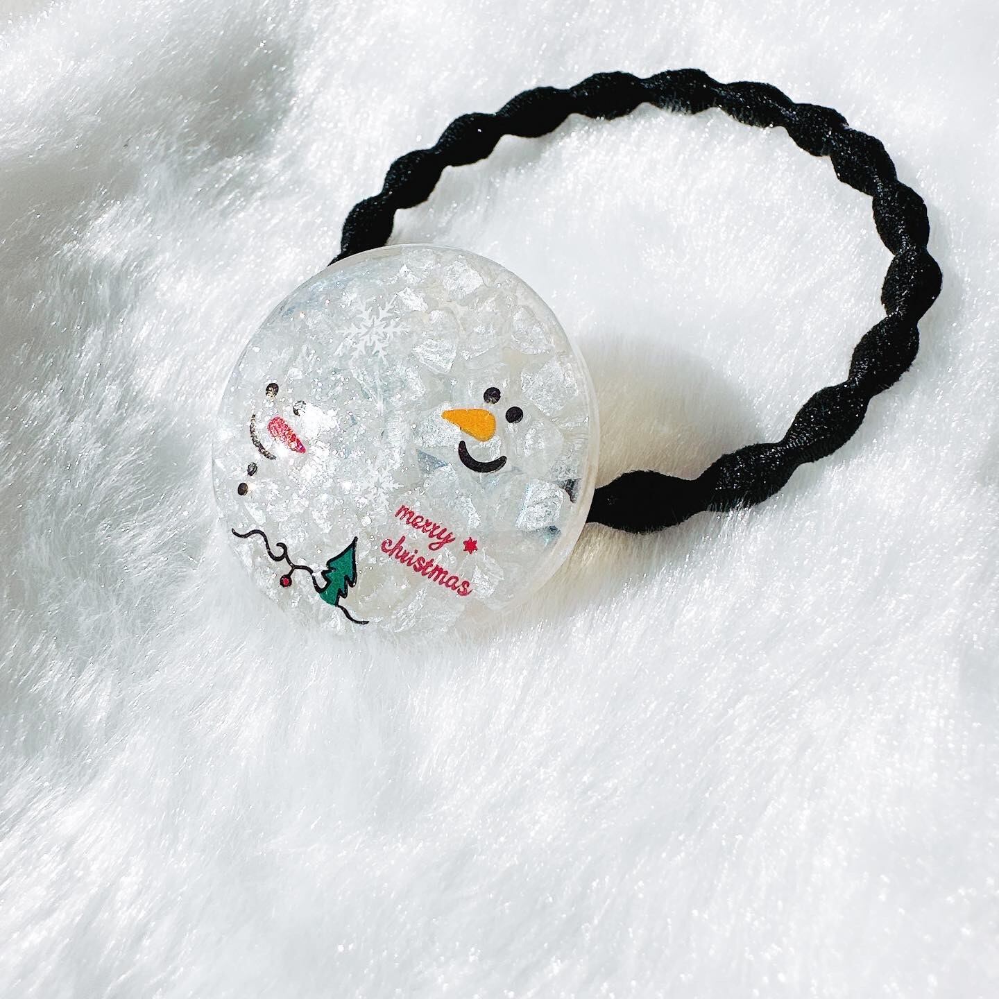 キラキラ ラメ ハートとキュートなキラキラ 雪だるま＆Xmasベアの