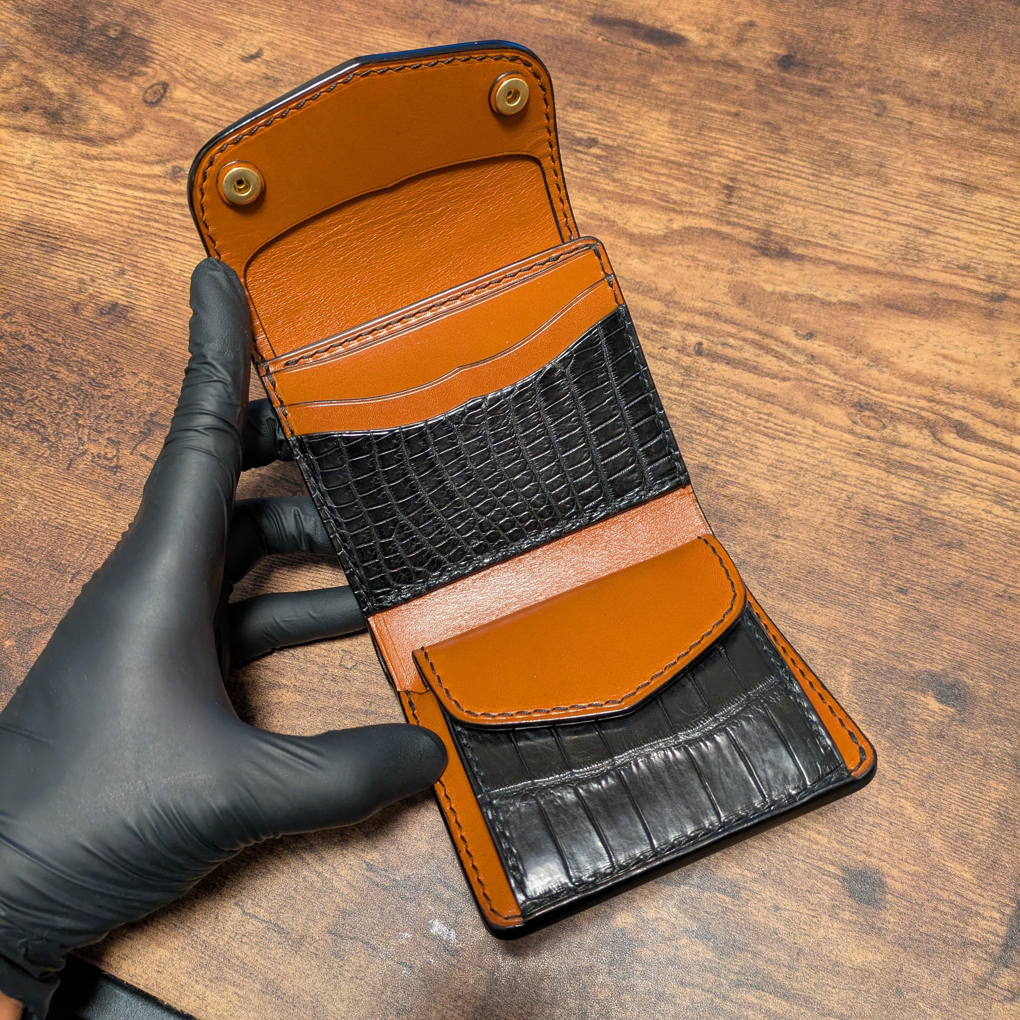 no9ray silver&leather