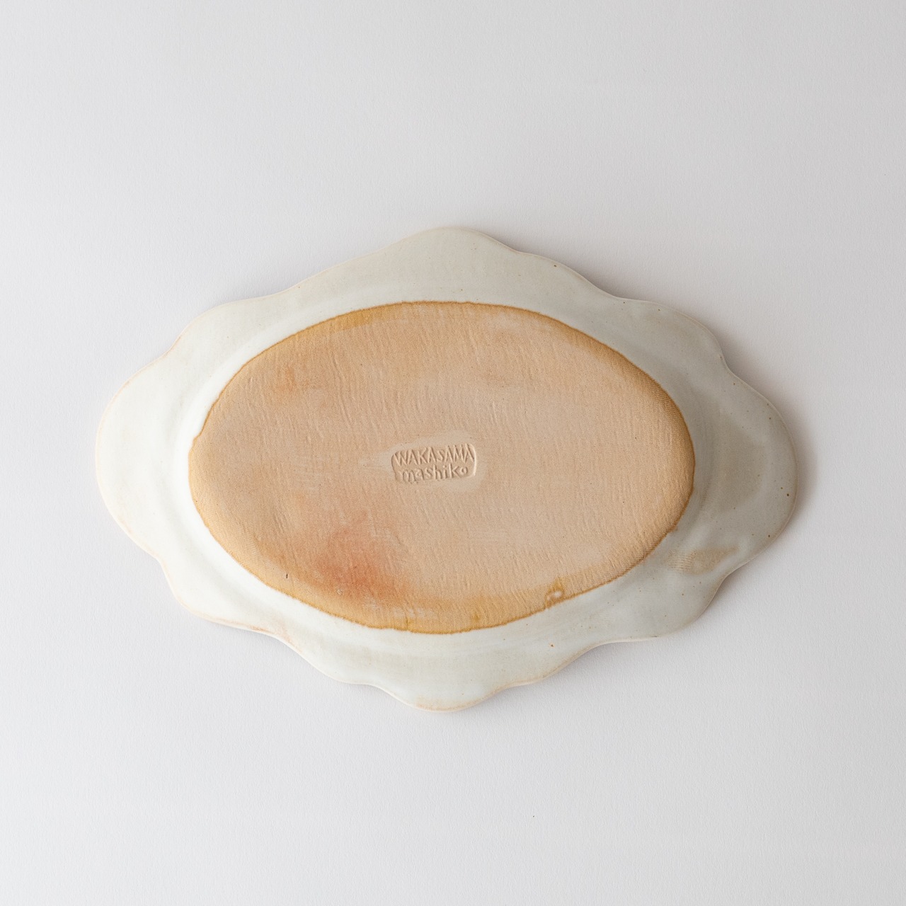 moku moku Oval Plate / Kinari