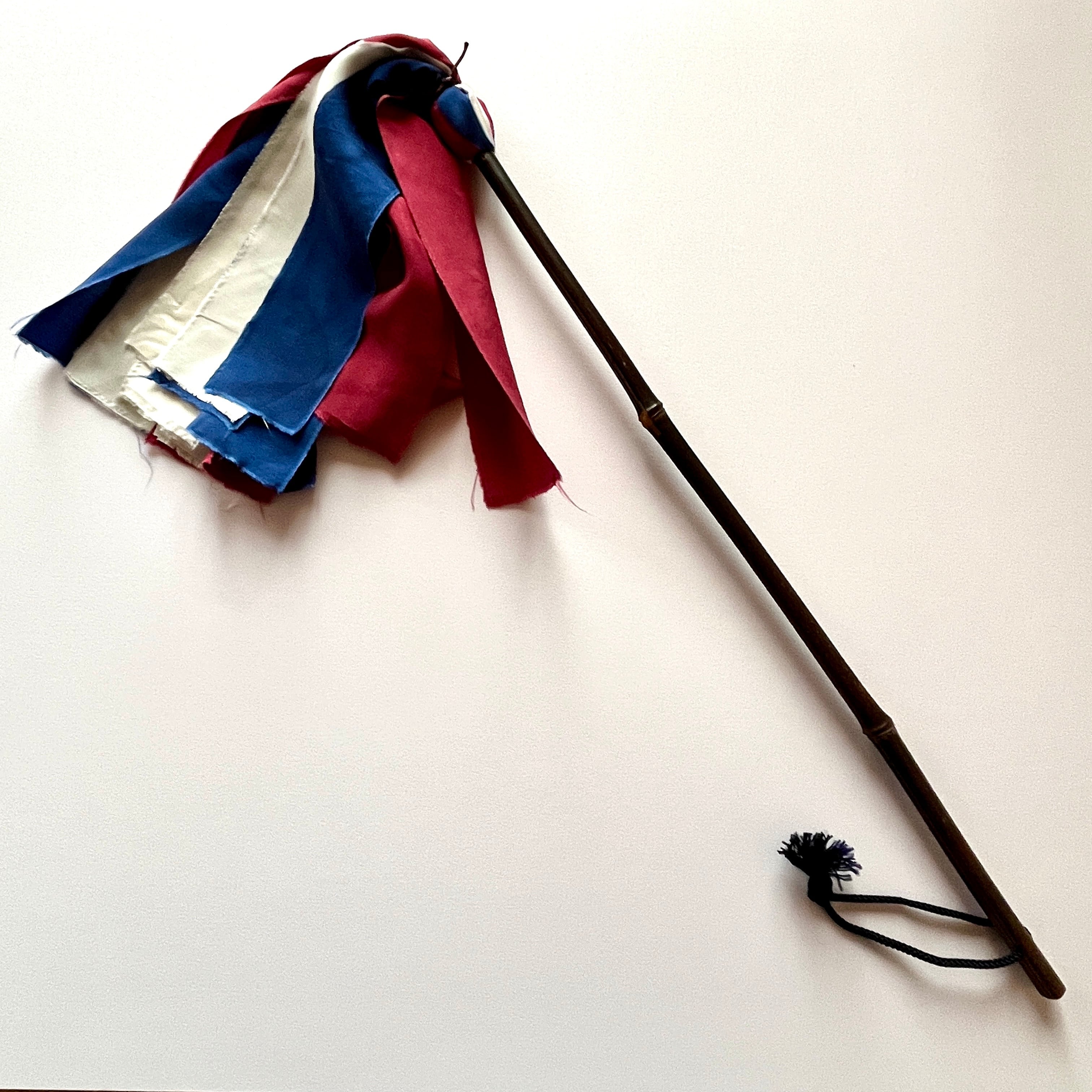 【番外編】手作り　黒竹正絹ハタキH